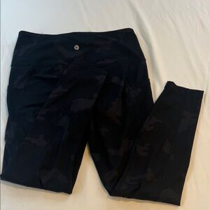 90 Degree By Reflex black Camouflage athletic leggings